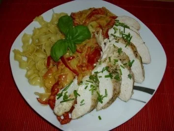 ToPaZwie Hähnchenbrustfilets - Rezept
