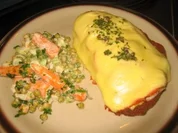 Fleisch: Reste Schnitzel überbacken! - Rezept