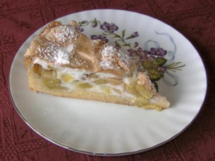 Rhabarberkuchen mit Eier und Butter - Rezept mit Bild - kochbar.de