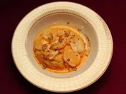 Gratinierte Jakobsmuscheln auf Blumenkohlcréme mit schwarzen Trüffeln (Jimmy Hartwig) - Rezept