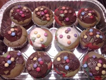 Rezept: Kunterbunte Muffins Bild Nr. 8 Kunterbunte Muffins - Rezept - Bild Nr. 8