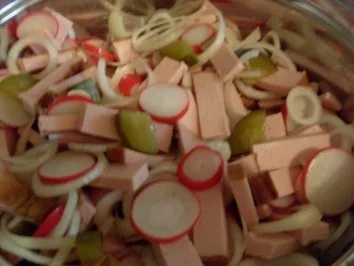 Leberkäsesalat - Rezept - Bild Nr. 7