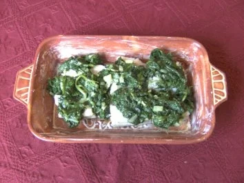 Seelachs mit Blattspinat und Mozarella überbacken - Rezept - Bild Nr. 2