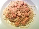 7 - Minuten - Lachs - Sauce zu Pasta - Rezept