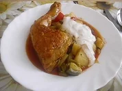 Rezept: Hรคhnchenkeulen im Gemรผsenest ~ SEBZELI TAVUK BUDU Hรคhnchenkeulen im Gemรผsenest ~ SEBZELI TAVUK BUDU - Rezept