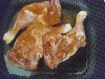 Hähnchenkeulen im Gemüsenest ~ SEBZELI TAVUK BUDU - Rezept - Bild Nr. 2