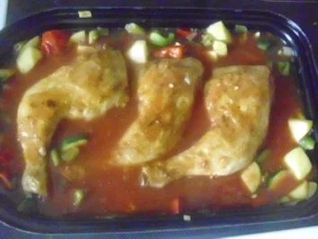 Hähnchenkeulen im Gemüsenest ~ SEBZELI TAVUK BUDU - Rezept - Bild Nr. 10