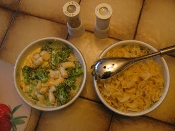 Spargel mit Brokkoli und Bandnudeln - Rezept - Bild Nr. 6