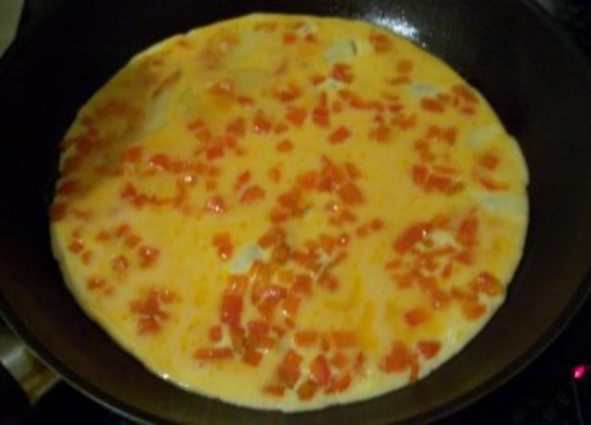 Zwischensnack: Paprika-Omelette - Rezept - Bild Nr. 3