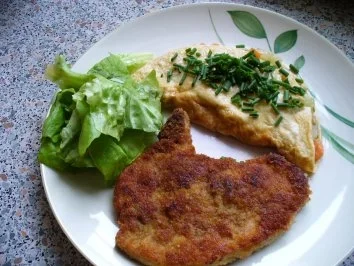 scharfes Kotelett mit Gemüseomelett - Rezept - Bild Nr. 9