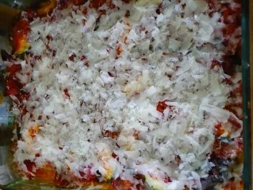 Rezept: Auberginenlasagne für die heißen Tage perfekt Auberginenlasagne für die heißen Tage perfekt - Rezept