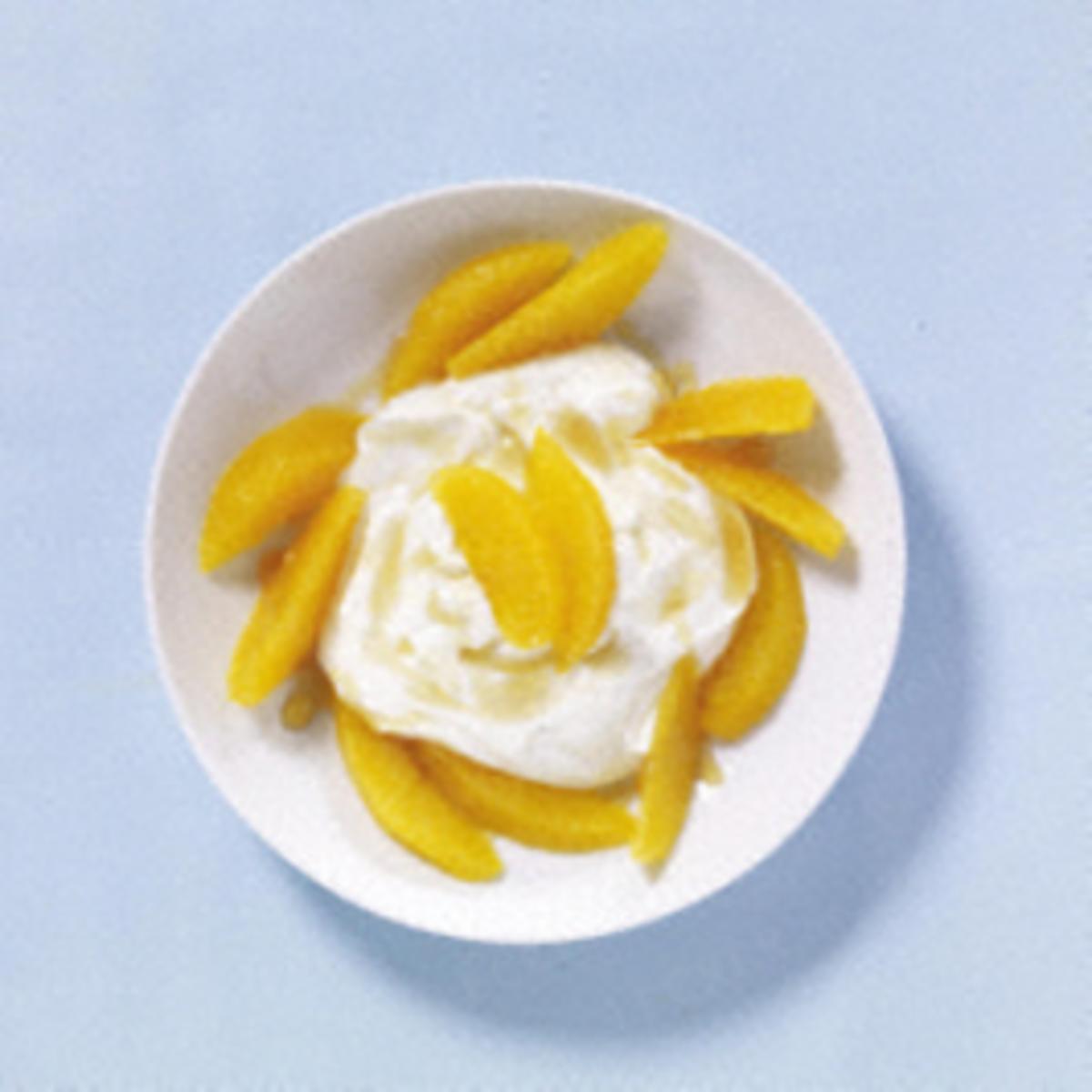 Quarkspeise Mit leichter Orangennote - Rezept mit Bild - kochbar.de