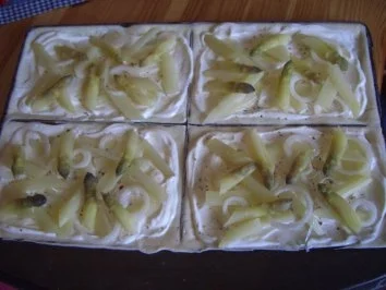 Rezept: Spargelpizza Bild Nr. 4 Spargelpizza - Rezept - Bild Nr. 4