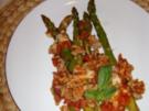 Gratinierter grüner Spargel - Rezept