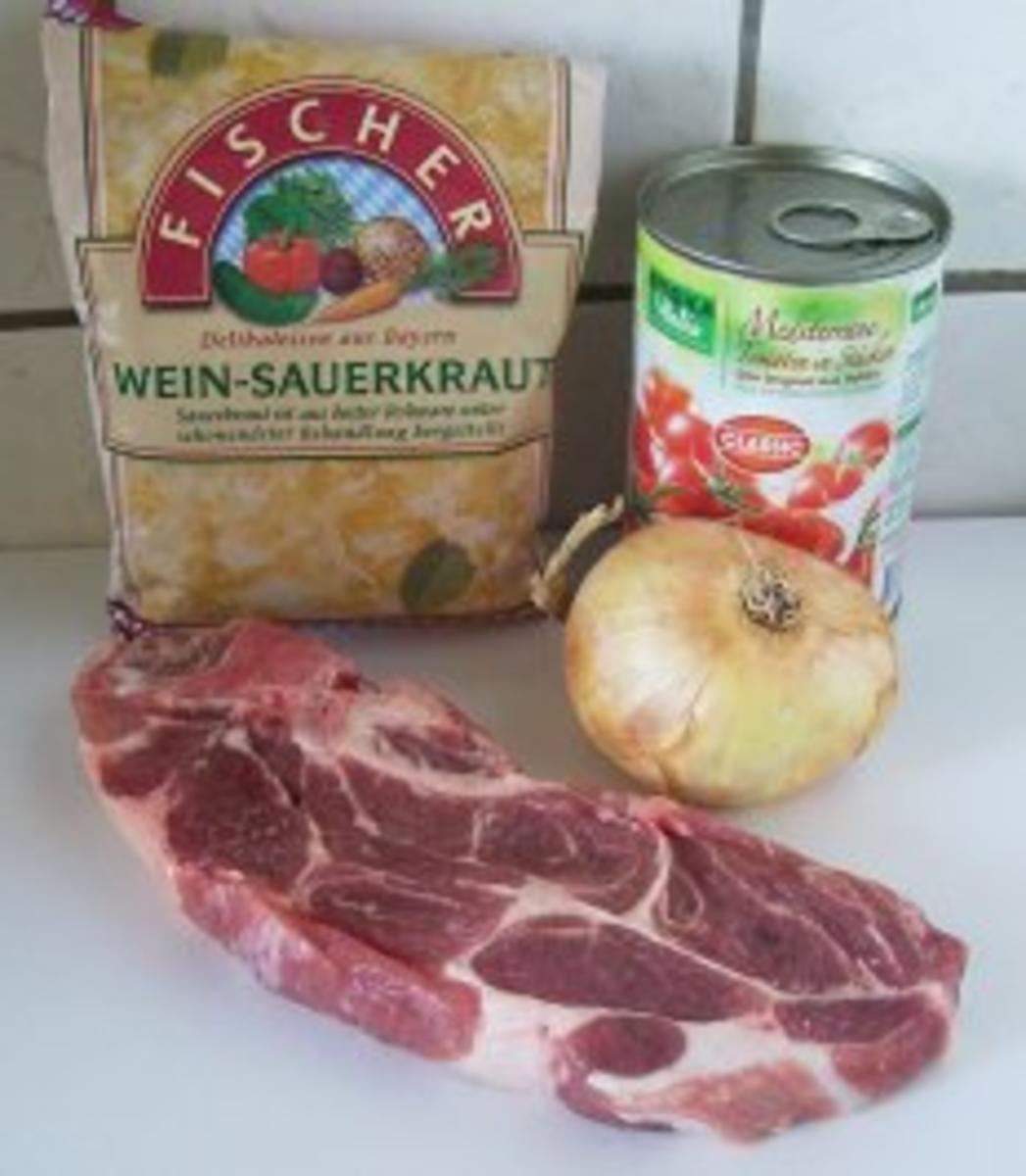Kochen: Szegediner Gulasch / Sauerkraut-Gulasch - Rezept