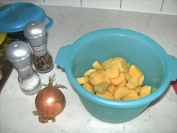 Rezept: Erdäpfelschmarrn Bild Nr. 2 Erdäpfelschmarrn - Rezept - Bild Nr. 2