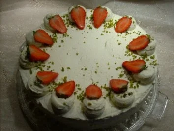 Rhabarbertorte mit Erdbeeren - Rezept - Bild Nr. 5