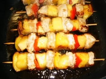 Puten -Ananas-Spiesse - Rezept - Bild Nr. 5