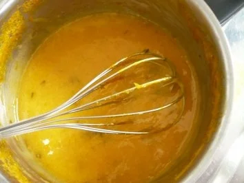 Lachs , Orangensoße und grüner Spargel - Rezept - Bild Nr. 4