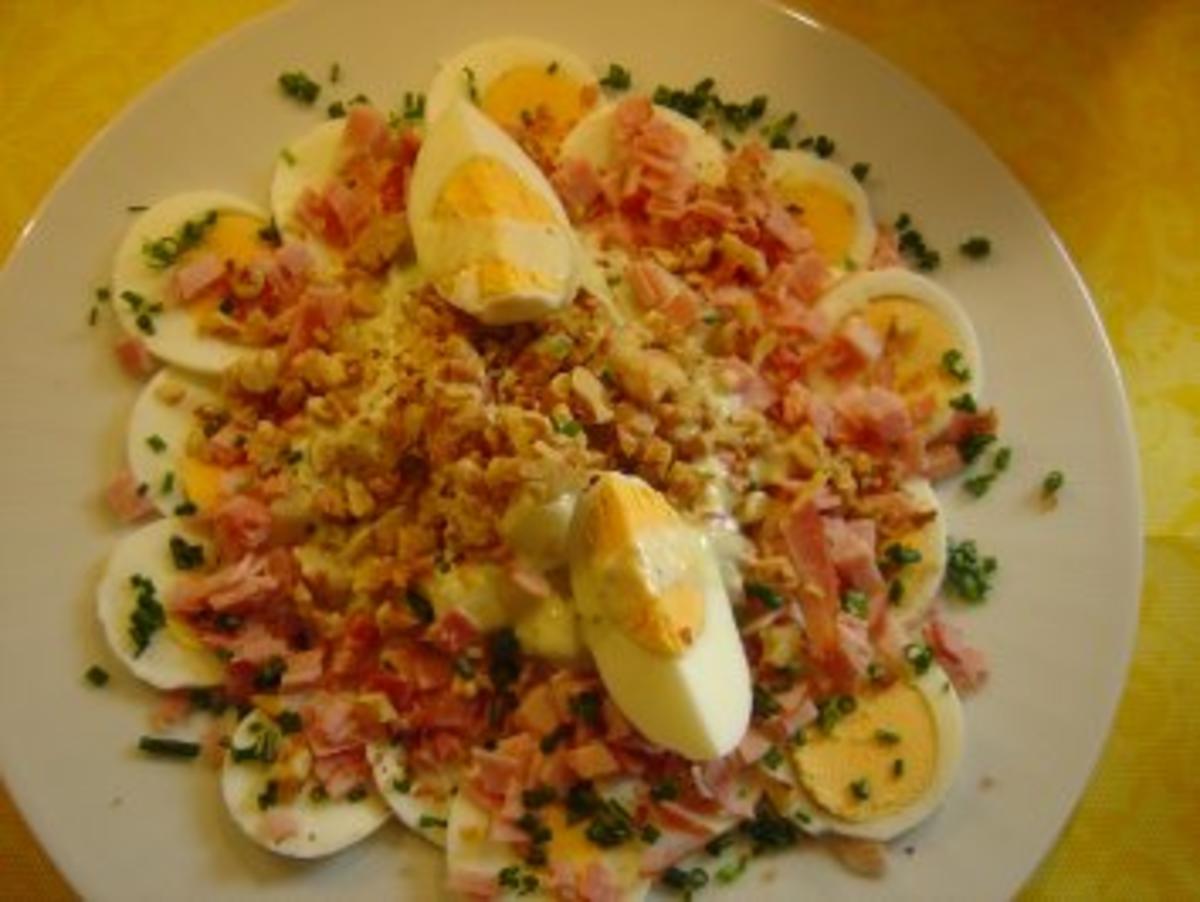 Spargel-Eier-Salat mit Kiwidressing - Rezept - Bild Nr. 3