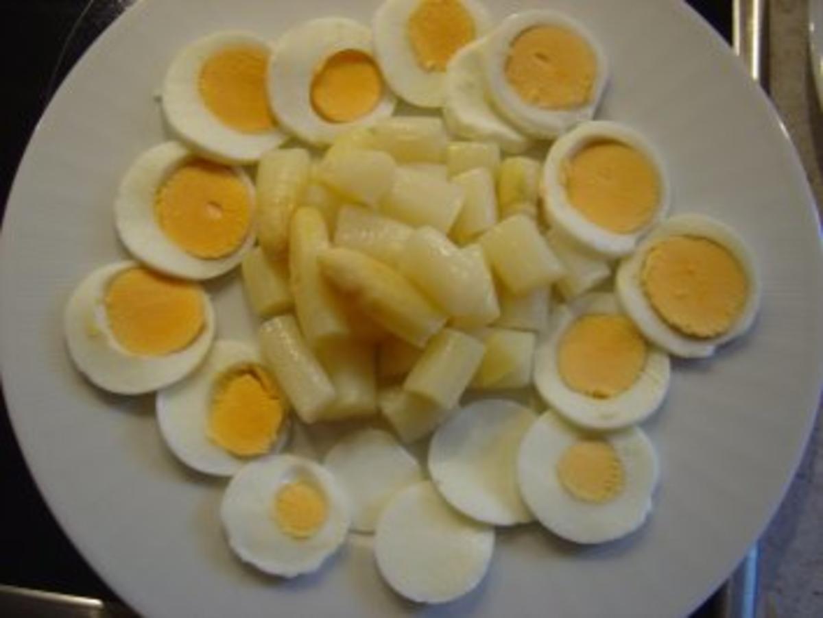Spargel-Eier-Salat mit Kiwidressing - Rezept - Bild Nr. 9