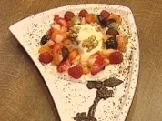 Rezept: Blumige Kreation aus Obst Blumige Kreation aus Obst - Rezept