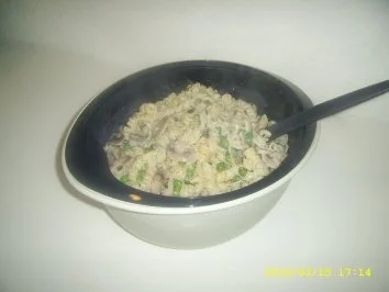 Rezept: Nudeln mit Champignonrahmsoße Nudeln mit Champignonrahmsoße - Rezept