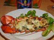 Hummerschwänze überbacken - Rezept