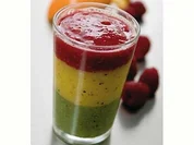 Green-Yellow-Red Smoothie oder Jamaica Smoothie - Rezept