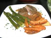 Rindsfilet mit Spargel - Rezept