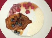 Rezept: Lieblings-Blaubeer-Pfannkuchen von Elvis mit Dreierlei dabei Bild Nr. 9 Lieblings-Blaubeer-Pfannkuchen von Elvis mit Dreierlei dabei - Rezept - Bild Nr. 9