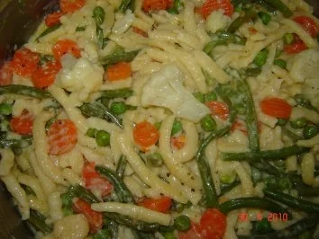 Vegetarisch : Gemüse-Spätzle-Pfanne - Rezept - Bild Nr. 4