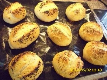 Brot: Sesambrötchen - Rezept - Bild Nr. 3