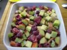 Rhabarber-Himbeer-Crumble - Rezept