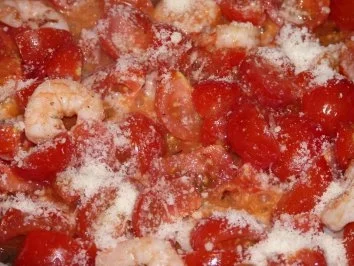 Rezept: Meeresfrüchte/ Spaghetti mit Garnelen und Rucola Bild Nr. 7 Meeresfrüchte/ Spaghetti mit Garnelen und Rucola - Rezept - Bild Nr. 7