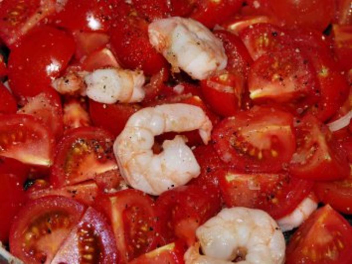 Meeresfrüchte/ Spaghetti mit Garnelen und Rucola - schnell &amp; einfach ...
