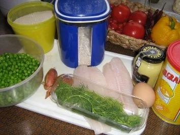 Rezept: Pangasiusfilet mit Parmesan Panade an Senf-Dill-Sauce Bild Nr. 2 Pangasiusfilet mit Parmesan Panade an Senf-Dill-Sauce - Rezept - Bild Nr. 2