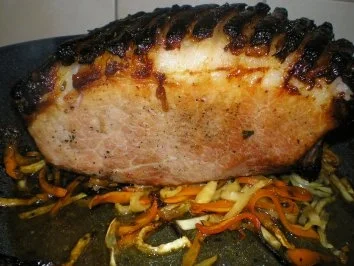 Gegrillter Pökelbraten mit Honigkruste - Rezept - Bild Nr. 5