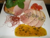 Gegrillter Pökelbraten mit Honigkruste - Rezept