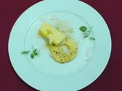 Ingwer-Limettenparfait auf gebratener Ananas - Rezept - Bild Nr. 2