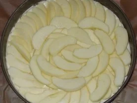 Kuchen - Eierschecke mit Äpfeln und Rosinen - Rezept - Bild Nr. 4