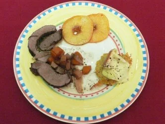 Rezept: Wildschweinbraten mit Quitten und Vacherin-Rösti Bild Nr. 2 Wildschweinbraten mit Quitten und Vacherin-Rösti - Rezept - Bild Nr. 2