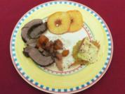 Wildschweinbraten mit Quitten und Vacherin-Rösti - Rezept - Bild Nr. 2