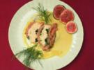 Lachsterrine mit Siebensoße an frischen Feigen - Rezept - Bild Nr. 2