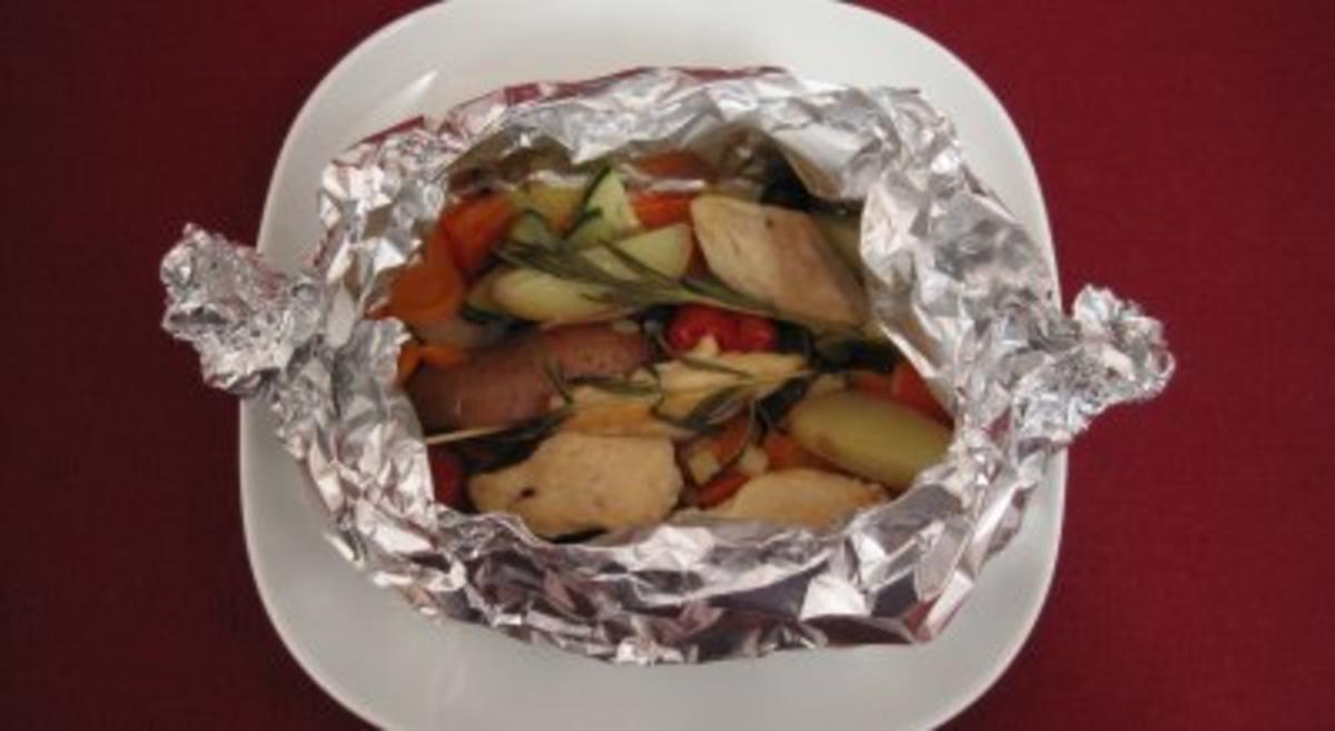 Hähnchenbrustfilet aus dem Ofen mit Gemüse und Kräutern der Provence - Rezept - Bild Nr. 2