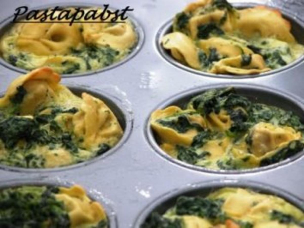 Spinat-Tortellini-Muffins - Rezept - Bild Nr. 3