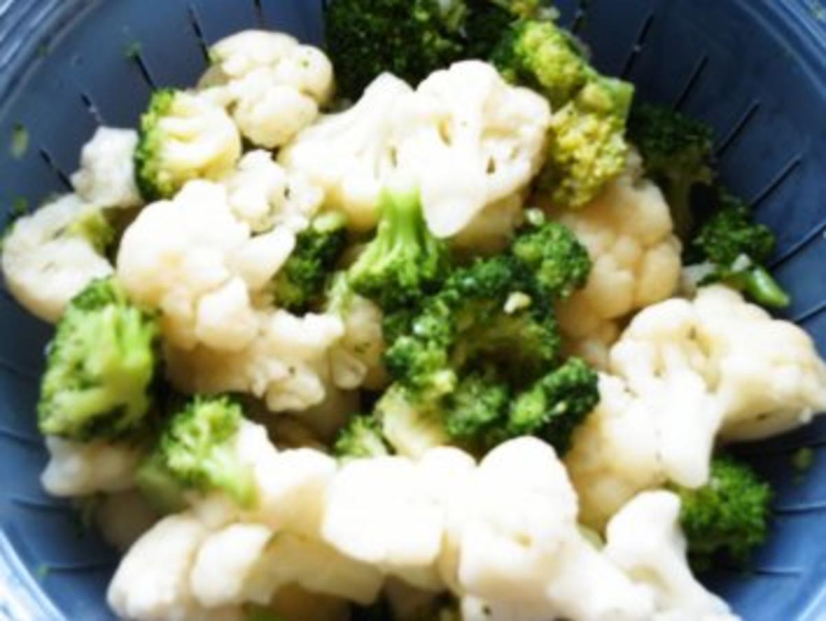 Blumenkohl-Broccoli-Kartoffel Gratin mit Hähnchenbruststreifen - Rezept - Bild Nr. 2