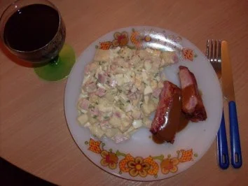 Rezept: Spargelsalat mit Spareribbs in Barbeque-Sauce Spargelsalat mit Spareribbs in Barbeque-Sauce - Rezept