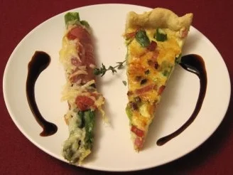 Rezept: Spargel in Prosciutto und Spargel-Quiche Bild Nr. 2 Spargel in Prosciutto und Spargel-Quiche - Rezept - Bild Nr. 2