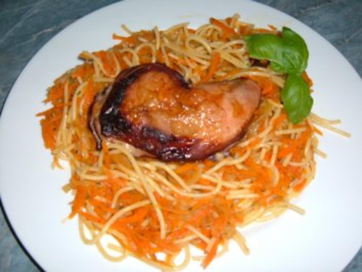 Rezept: Geflügel.......Beschwipste-Hähnchenkeulen Geflügel.......Beschwipste-Hähnchenkeulen - Rezept